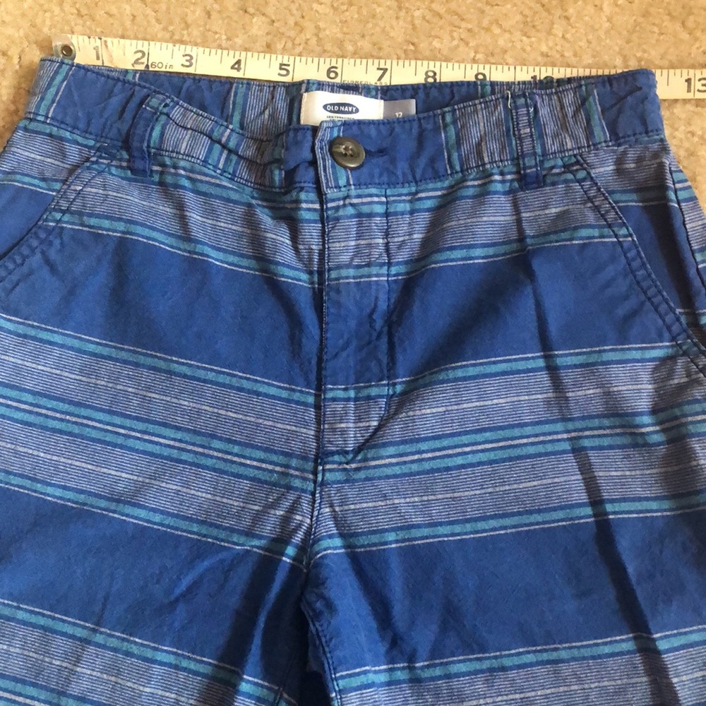 BOYS - Blue Stripe Shorts 🩳- Size 12 - Picture 6 of 9
